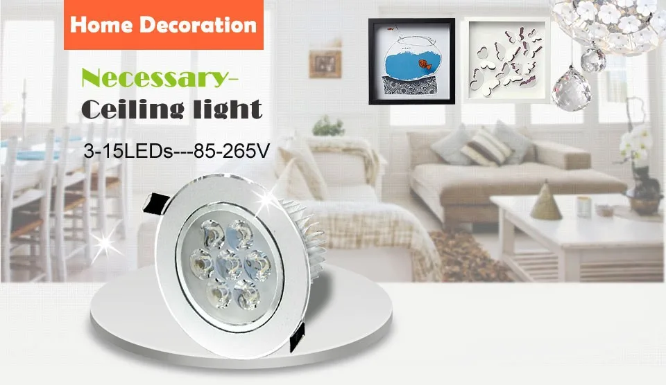 AC85V-265V 9 Вт/15 Вт/21 Вт потолочный Epistar Светодиодный светильник скрытый точечный свет+ светодиодный драйвер для домашнего освещения дропшиппинг