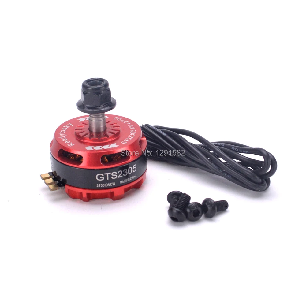Бесщеточный мотор GTS2305 2305 2450kv/2700kv 3 5S красный/черный для квадрокоптера QAV R 220 250 270