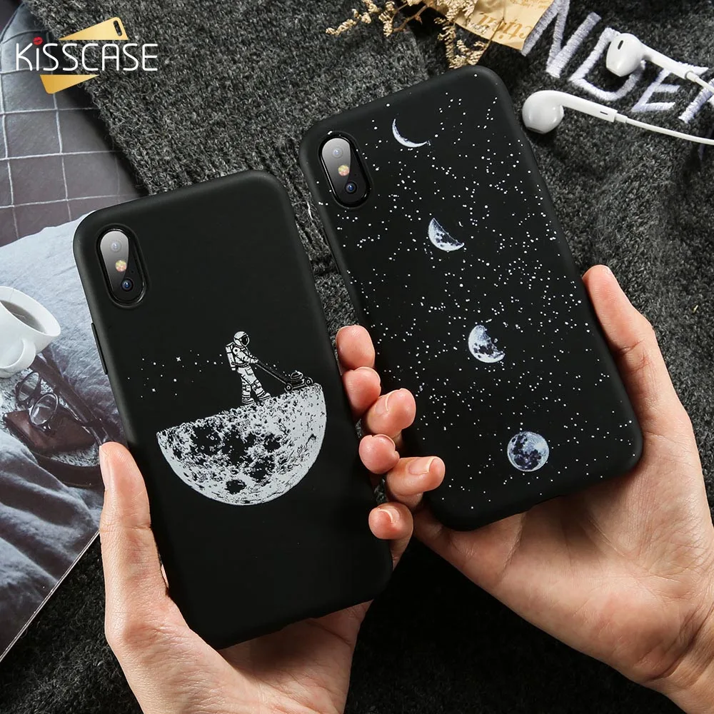 

KISSCASE Star Space Soft Case For Xiaomi MI 8 SE Lite MI 6 Emboss Cat Cover For Pocophone F1 Xiaomi A2 Lite A1 Mix 2 2s 3 Note 3