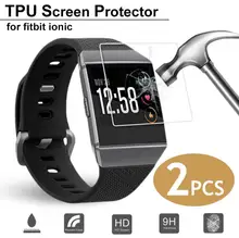 Hot Sale 2PCS Smart Bracelet HD Explosion Proof Ultra Thin Screen Protectors Clear View For Fitbit Ionic Smartwatch New 2019