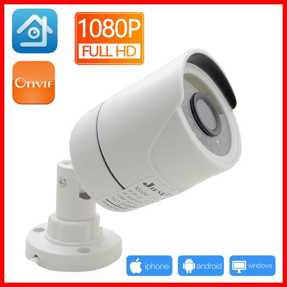 Камера видеонаблюдения водонепроницаемая Ip 720P 960P 1080P HD IPCam POE инфракрасная для