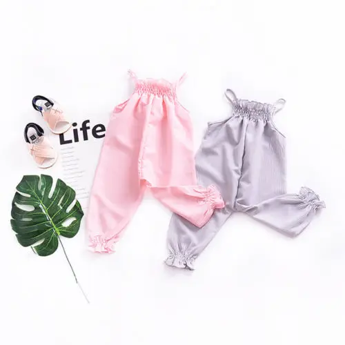 Pudcoco Toddler Infant Baby Girls Strap Romper Newborn Baby Girls Clothing Cotton Overalls Jumpsuit Playsuit Baby Girls clothes