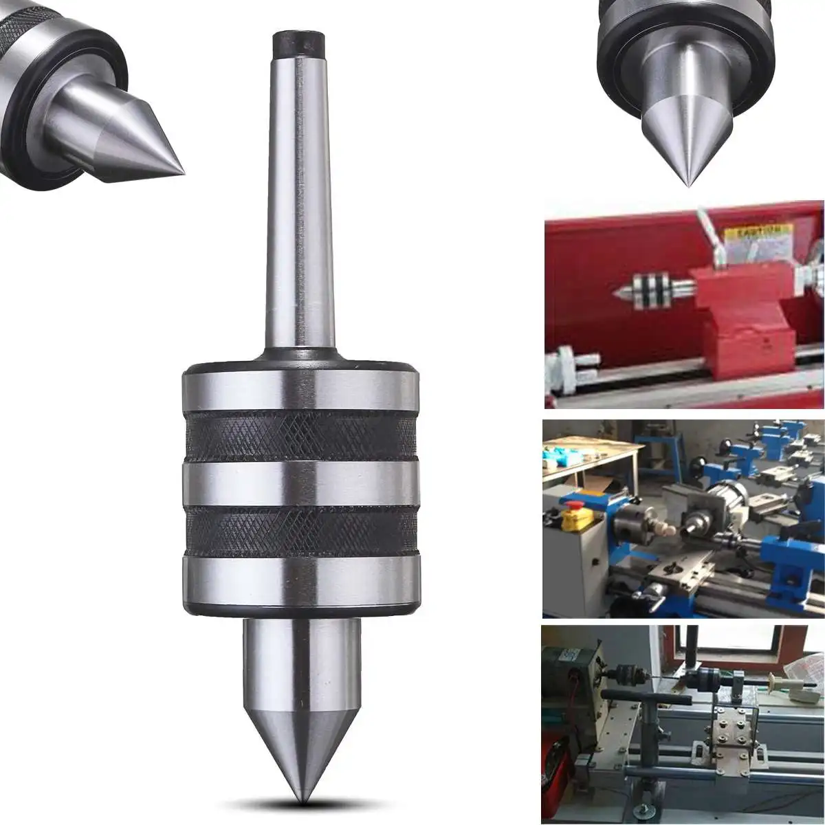 

MT1 Live Center Morse Taper MT1 Triple Bearing Lathe Shaft For CNC Cutter shaft Precisions