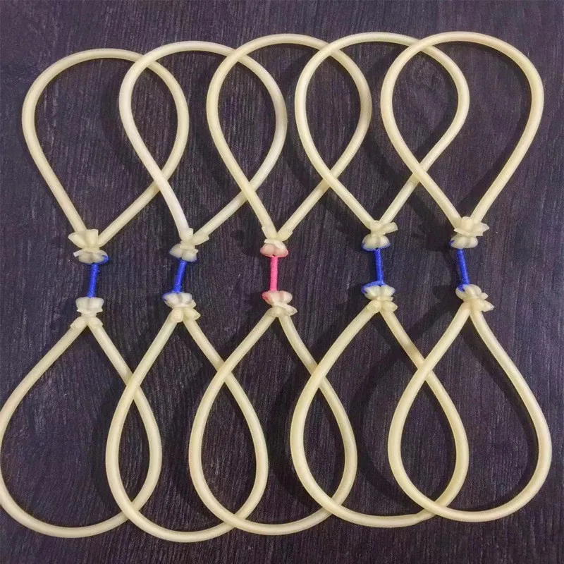

10pcs Outdoor Elastic Bungee Rubber Band Use on Fishing Harppon For Fishing Shooting Slingshot Catapult Replacement