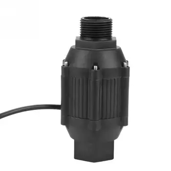 

12V 50W Pipeline Pump Caliber High Pressure Water Pipeline Pump Single Suction Pipeline Pump for Household industry Black
