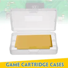 Игровые карты коробка для хранения пластик чехол для картриджей с компьютерной игрой nintendo Gameboy Advance GBA протектор держатель Чехол в виде ракушки