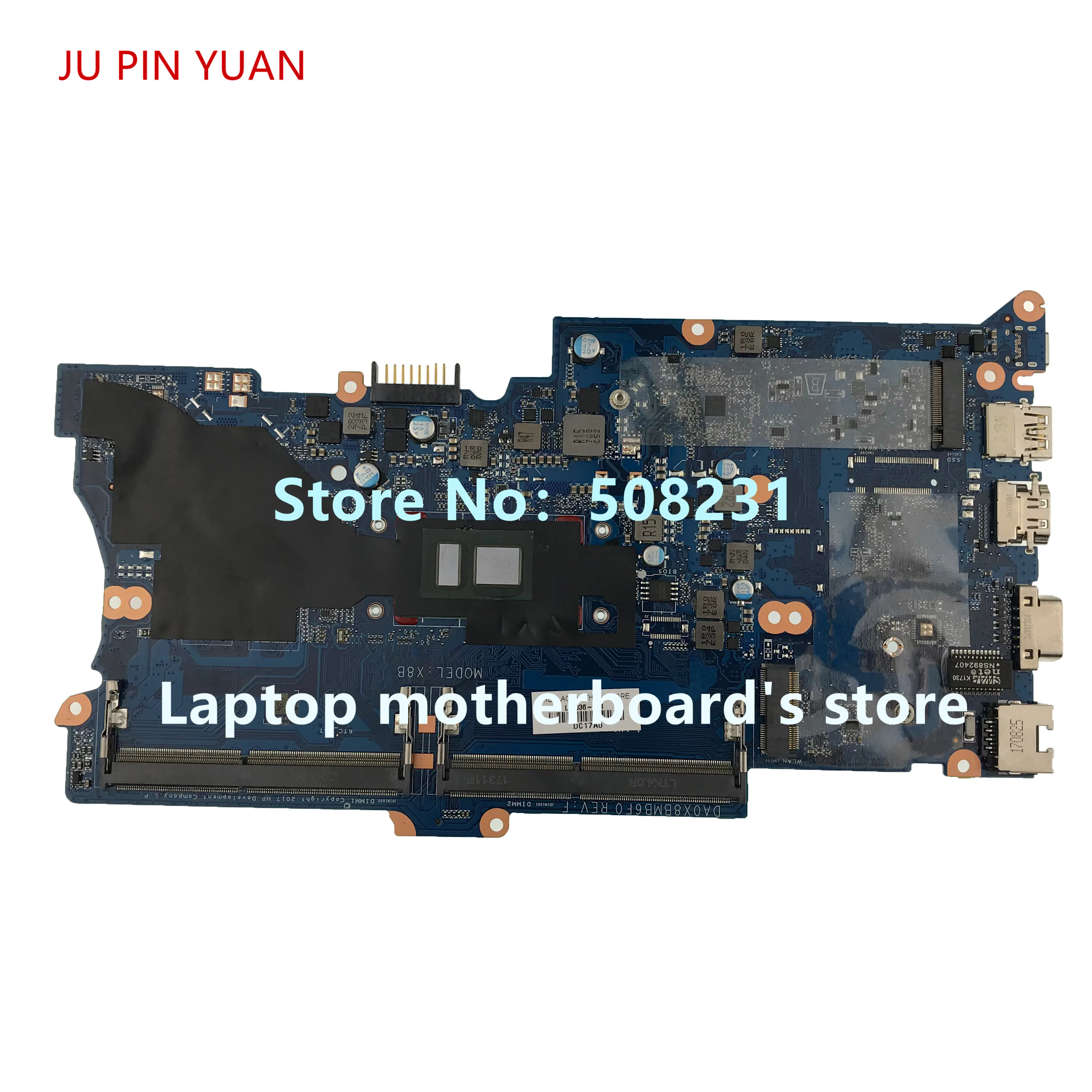 جو دبوس يوان ل HP ProBook 430 G5 الكمبيوتر الدفتري L01036-001 L01036-601 DA0X8BMB6F0 اللوحة المحمول I3-6006U اختبار بالكامل