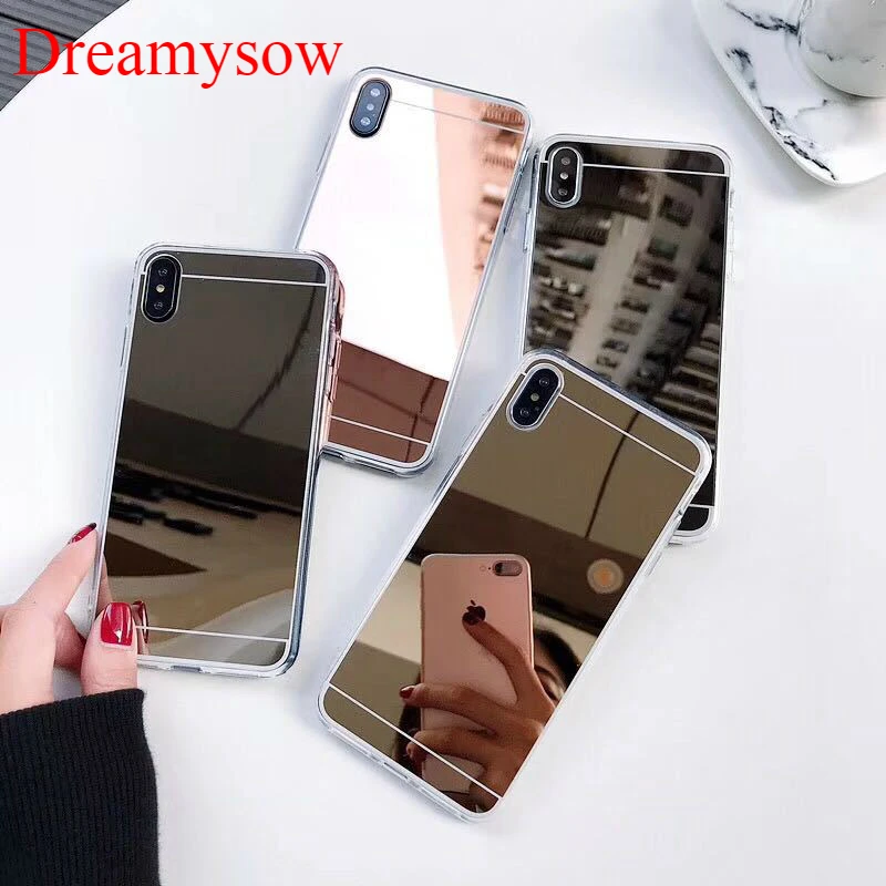 Зеркальный чехол для Huawei P9 P8 P20 P30 Mate 20 Lite Pro Nova 3i 3 4 P Smart Mirror Ультратонкий Honor 7X 8C 8A 8X 10