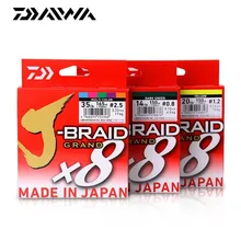 Daiwa linha de pesca original grand, linha de pesca de J-BRAID m, 135m, 150m, 300m, 8 fios trançados, linha para pesca no japão,