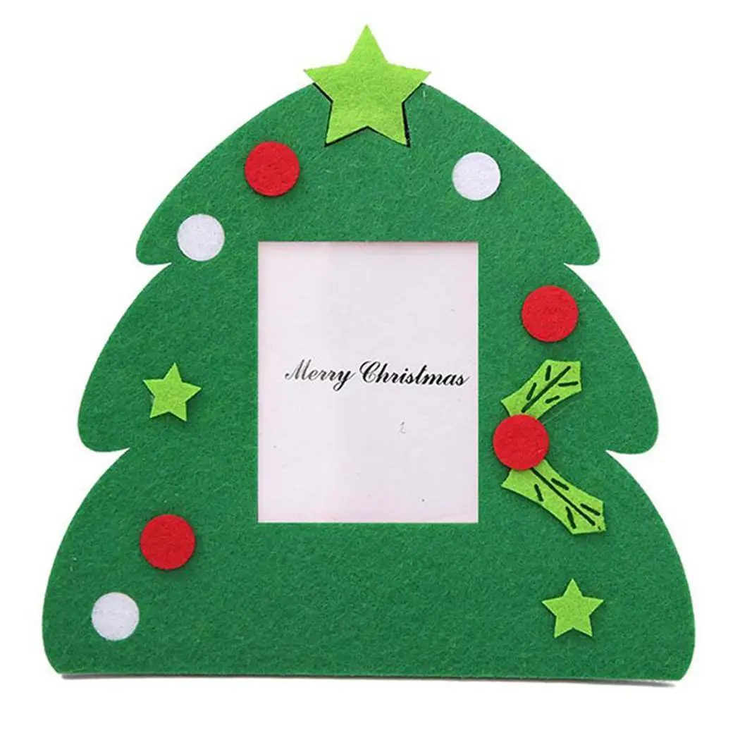 

Non-woven Gift Layers Gloves Frame Tree Hat Table Decorations Christmas Double Fabric Multi Small Party Photo Christmas