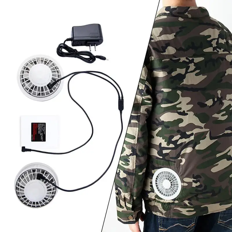 

Ice Water Circulating Cooling Suit Fan Air Conditioning Clothes Welding Site Overalls Summer Portable Clothing Accessories