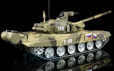 

HengLong 1/16 Russian T90 RTR RC Tank Metal Trac Wheel turret 360R Red Eye 3938 TH00154