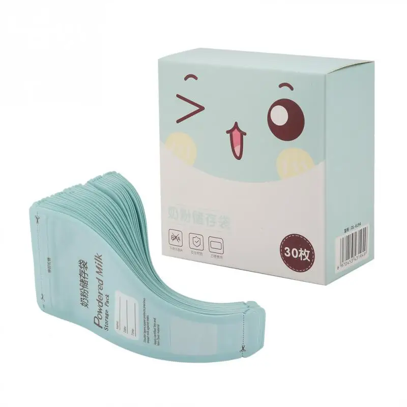 30pcs Disposable Baby Formula Milk Powder Pouch Bag Container Dispenser Storage Bags Leak Proof Reusable Toddlers Easy Seal Sterilised Infant Containers Portable Box Organizer