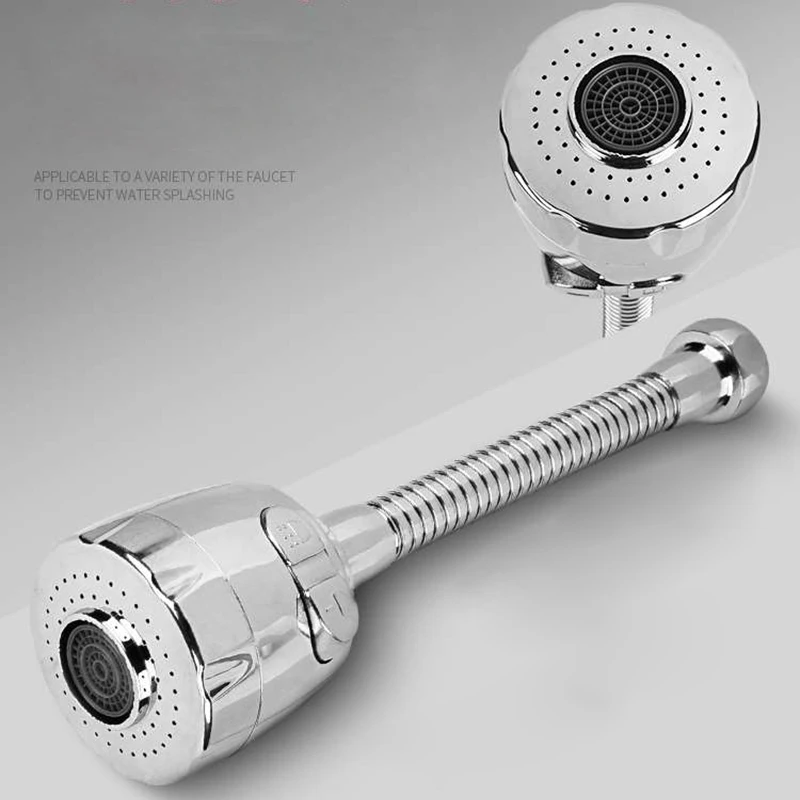 ZhangJi Kitchen 2-Mode 360 Degree Faucet Aerator Diffuser Rotating Flexible Faucet Extender Bubbler Shower Water Saving Nozzle ZhangJi Kitchen 2-Mode 360 Degree Faucet Aerator Diffuser Rotating Flexible Faucet Extender Bubbler Shower Water Saving Nozzle