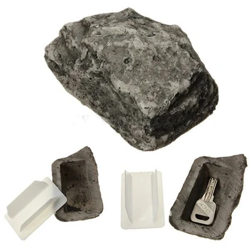 

Synthetic Resin Stone Hidden for Key Safely Hiding Hollow Secret Hidden Case Box Key Box