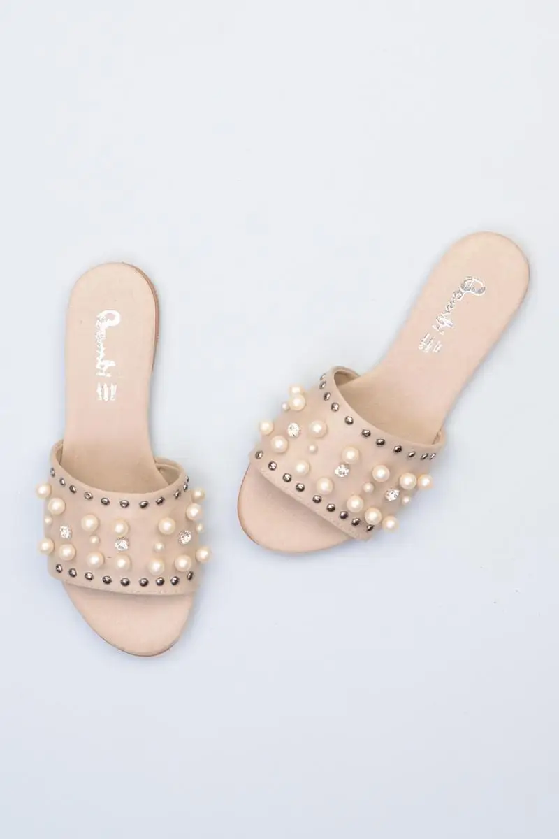 

Bambi Beige Women 'S Slippers F0334000372