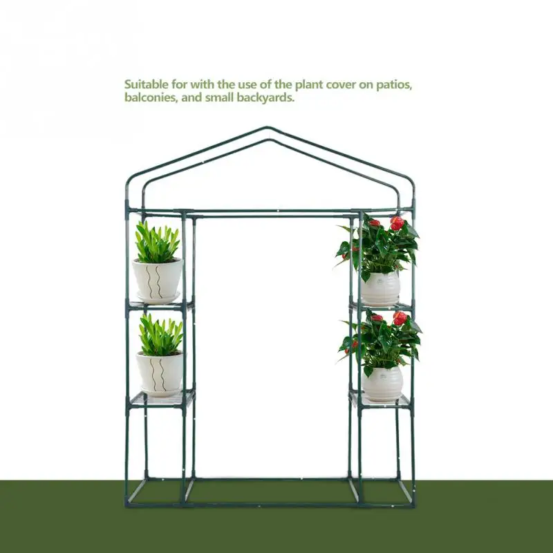 143x73x195 см 4-ярусный выставочный стенд мини-теплица подставки для утюга полки сад балкона Патио Декор