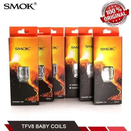 SMOK Детские катушки TFV8 детский бак большой детский распылитель 0,15 0,25 Ом V8 Baby-M2 замена головки ядро замена катушки