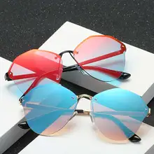 Негабаритные мужские женские солнцезащитные очки брендовый дизайн UV400 прозрачные линзы большая коробка очки аксессуары классические очки