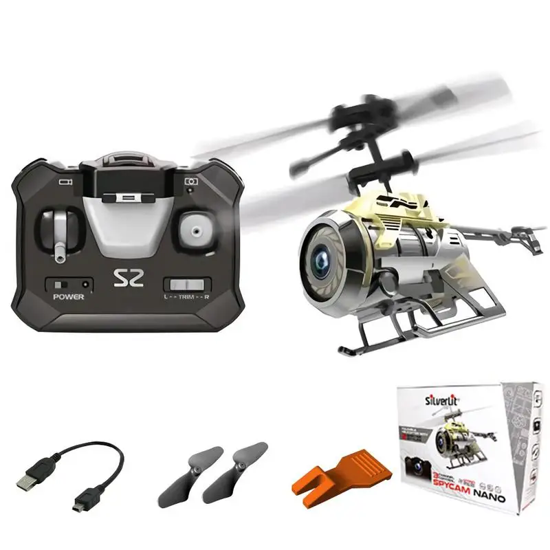 

Children's Toy Helicopter Mini Remote Control Aircraft Unmanned Spy Helicopter Helicopter Aerial Vehicle