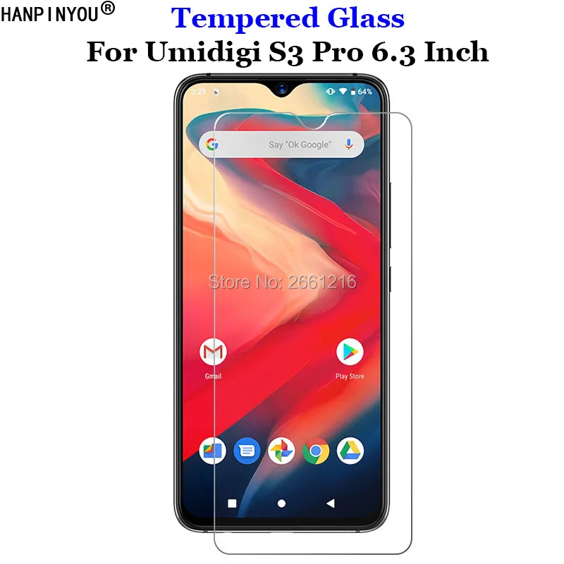 Для Umidigi S3 Pro S3Pro Power X One Max противоударное закаленное стекло 9H 2.5D Премиум Защитная