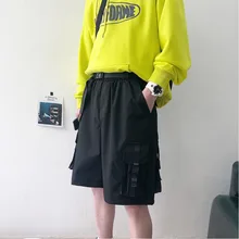 Список Весна и Лето модный тренд Корейская пара для отдыха Harajuku хлопок спортивные рабочие шорты Уличная Best