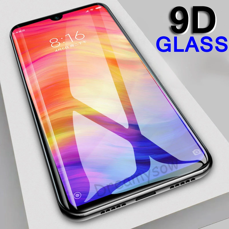 

9D Glass For Xiaomi Mi 6X 8 A2 Lite A1 Full Cover Tempered Glass Screen Protector On Redm Note 5 7 6 Pro 5 Plus Protective Glass
