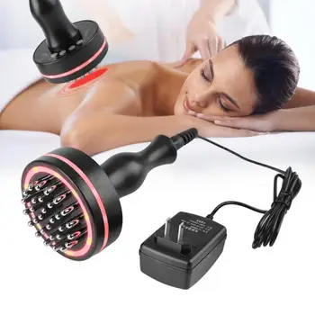 

Electric Gua Sha Massage Brush Microcurrent Meridian Scraping Therapy Fat Burner Body Detoxification Acupuncture Slimming Device