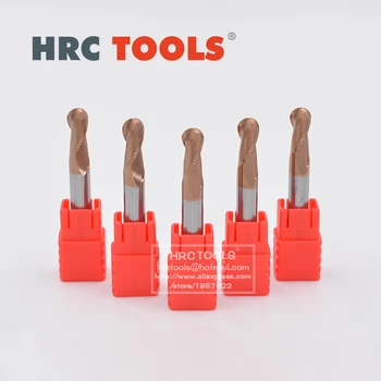 

I23-R2x8Hx4Dx100L Alloy Coated Tungsten Carbide Spiral Ball Nose End Mill Cutter Tools