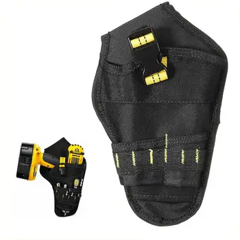 

Multifunctional Electric Tools Kit Hanging Waist Pocket Tools Bag Electric Drill Tools Black Belt Pouch