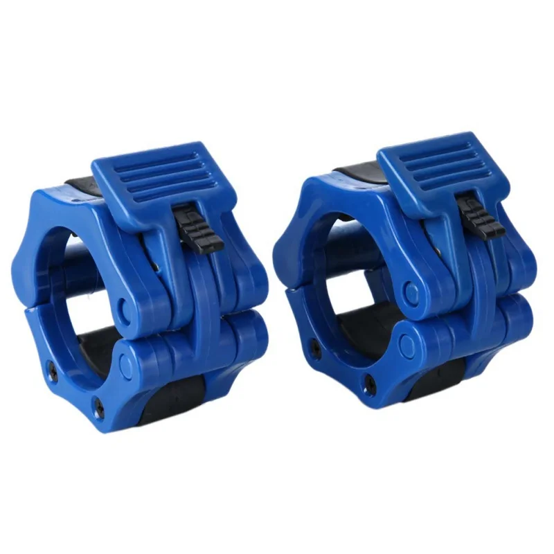 1Pcs Olympic Spinlock Collars Barbell Inner Diameter 50mm Lock Clips Clamp Weight lifting Bar Dumbbell For Fitness Body Building