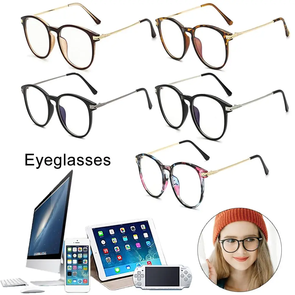Anti-radiation Eyeglasses Myopia Blue Light Filter Mobile Phone Computer Protection Eyewear No Degree Clear Lens Goggle Glasses