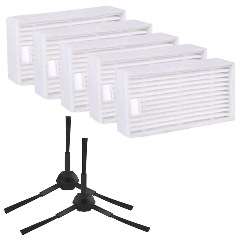 

Accessoreis Replacement Parts for ILIFE V3 V5 V5s V3s V5s Pro V50 X5 Robot Vacuum Cleaner 12 Hepa Filter + 10 Side Brush