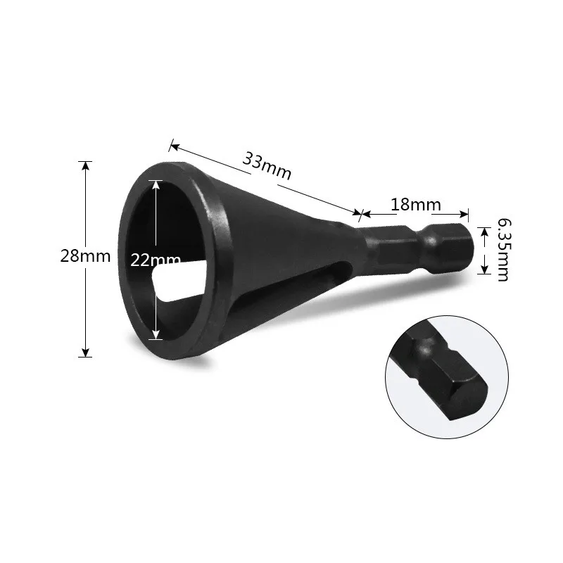 Deburring External Chamfer Tool repairs damaged bolts tightens the nuts Bit Remove Burr Drill Bit Electric drill Accessories