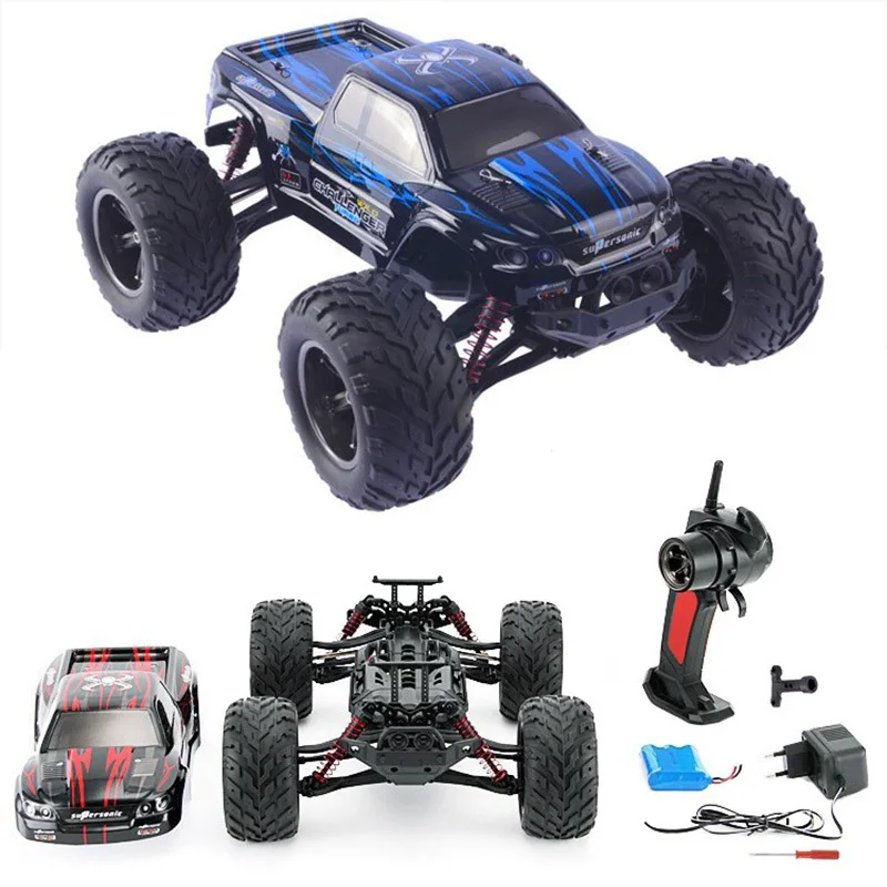 2017 Hot Sales 9115 1/12 2.4GHz 2WD Brushed RC Remote Control Monster Truck RTR Shock Resistant Bigfoot  Car Off-Road Vehicle