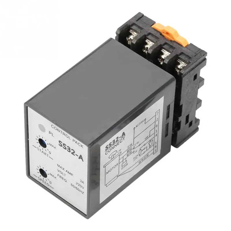 

SS-32 Electronic Separate Motor Speed Controller Governor AC 220V 50/60Hz with 400W Capacitor High Quality