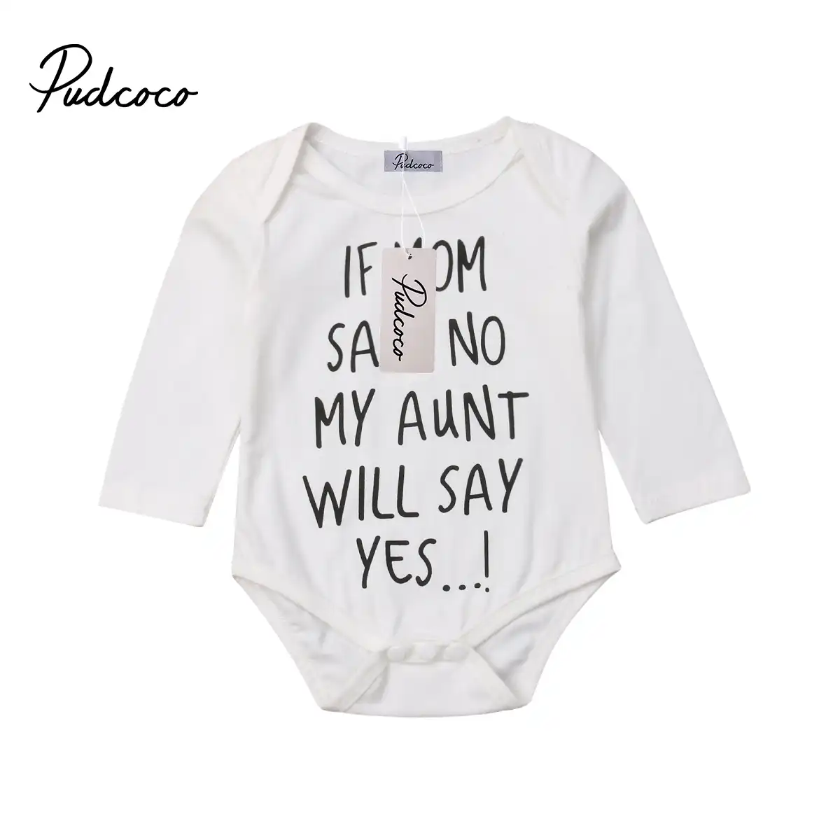 面白い言葉ソフト綿ロンパース長袖遊び着新生児の少年少女の幼児子供服子供服 Bodysuits Aliexpress