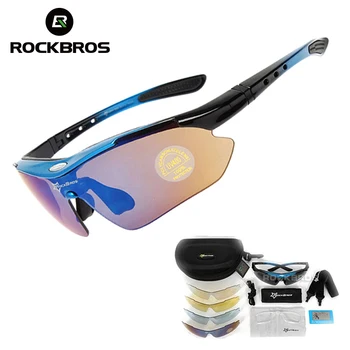 

ROCKBROS Polarized Hiking Eyewears Sunglasses Windproof Goggles Fishing Sports Glasses Men Women Cycling Bicycle Bike Glasses