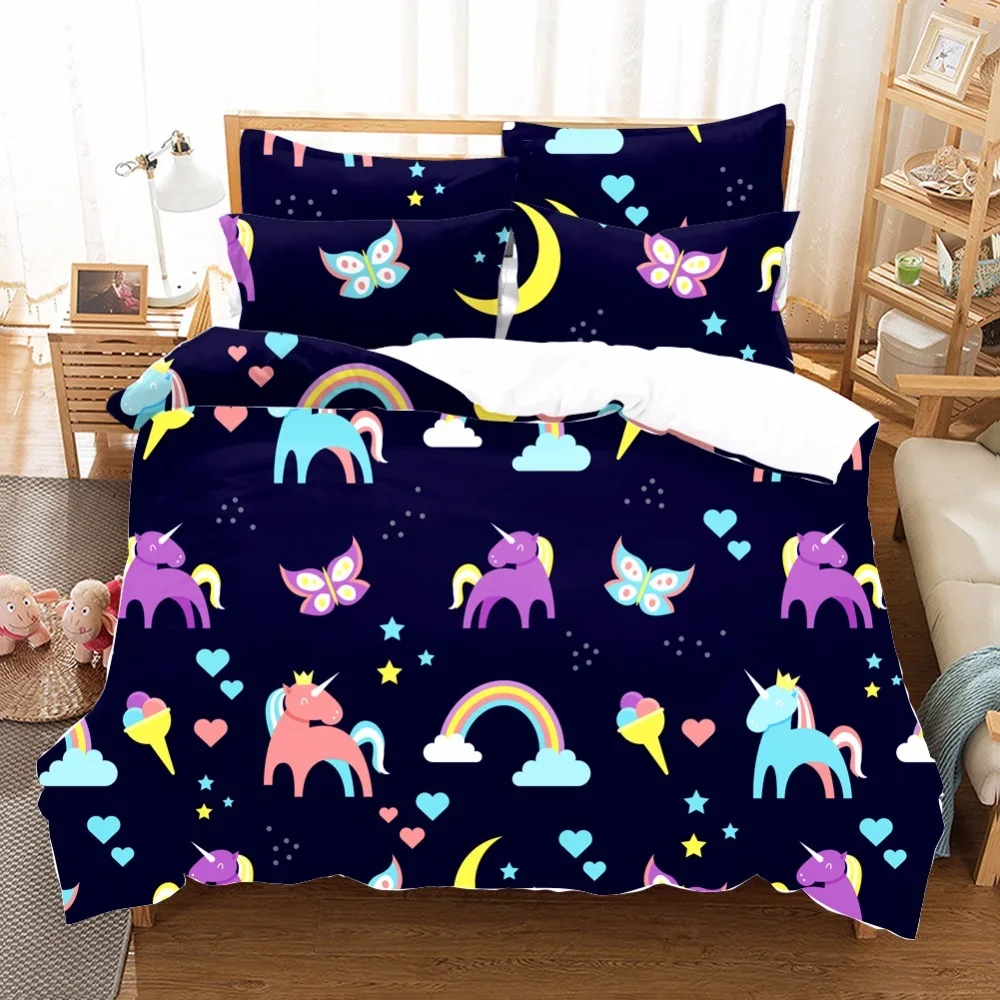 Emoji Duvet Cover Set With Pillowcase King Size Double Single Super Bedding