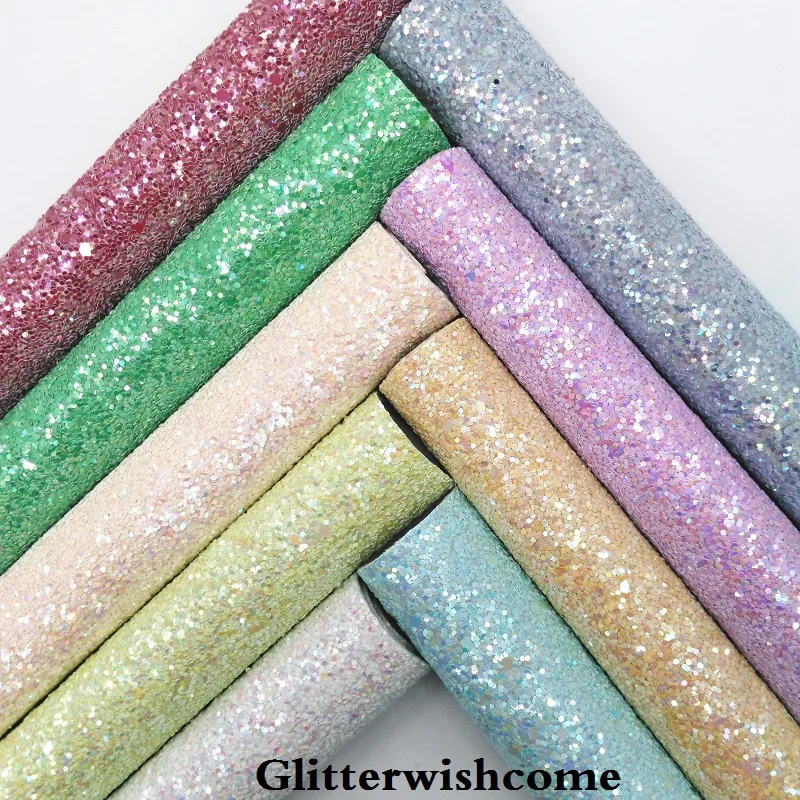 Glitterwishcome 30X134 см мини-рулон синтетическая кожа, массивная блестящая кожа, искусственная ткань из искусственной кожи винил для бантов, GM023