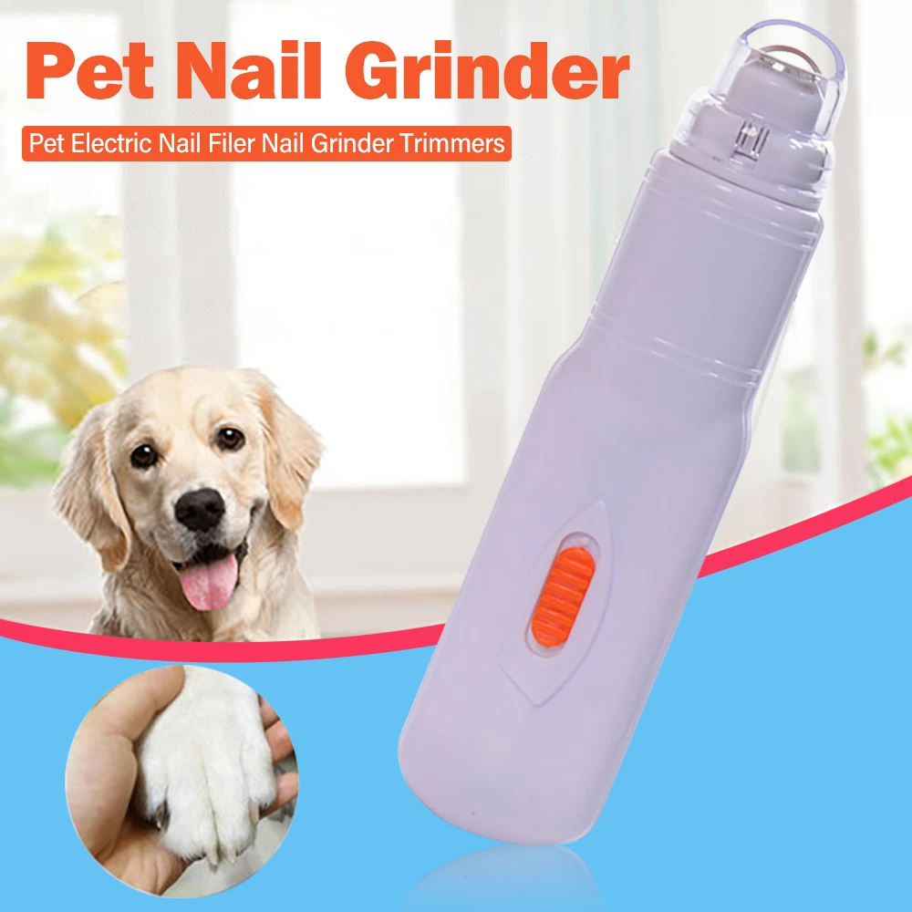

Dog Nail Grinders Pet Nail Clippers Quiet Electric Dog Cat Paws Nail Trimmers Pet Nail Grooming Tool for Dog Cats
