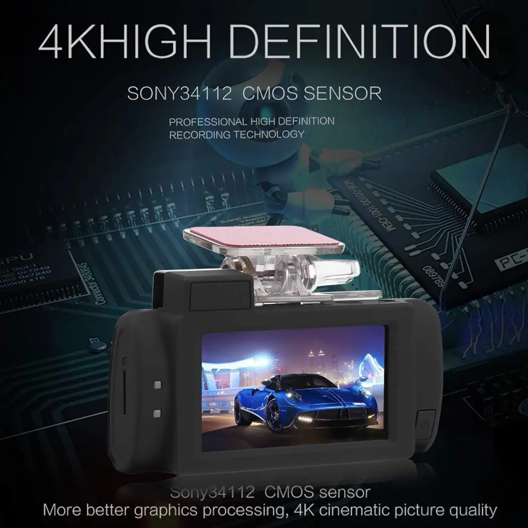 Anytek G200 4K UHD WiFi Автомобильный видеорегистратор камера 2 7 ''сенсорный экран Dash Cam