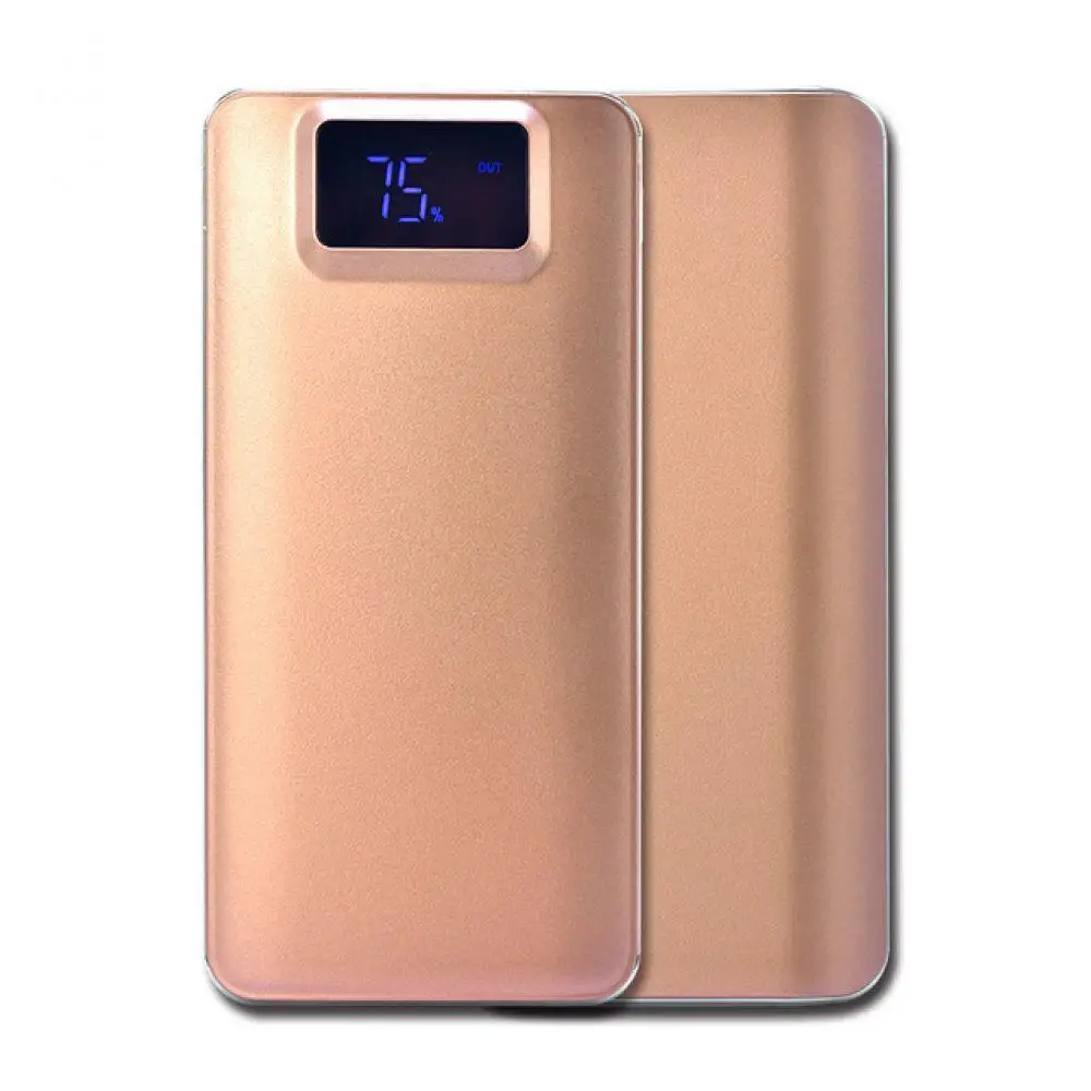 Fashion 20000mah Battery Charger External Battery Quick Charge Dual USB LCD Power Bank Portable Phone Charger For Xiaomi iPhone