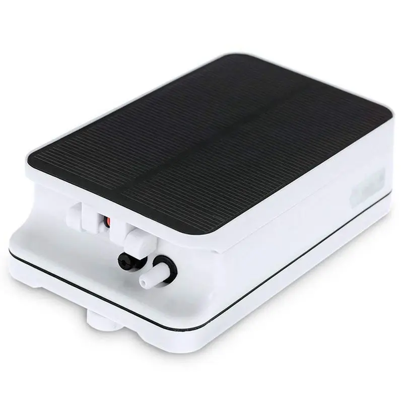 

Air Pump Aquarium Fish 5V Solar Charge Oxygenator Air Pump Fishing Oxygene with Air Stones