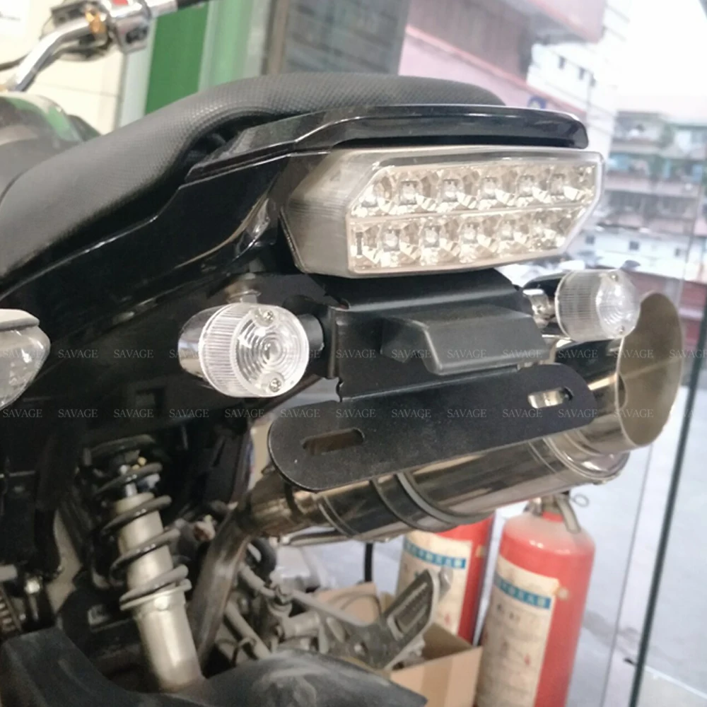 Держатель номерного знака Светодиодная лампа для Honda Msx 125 Gorm/monkey 2013 2016 мотоцикла