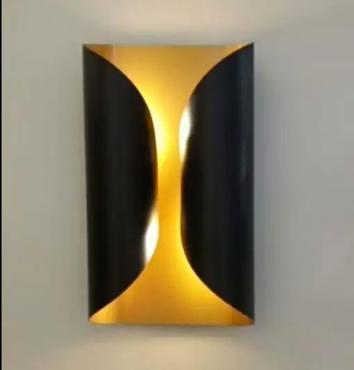 

Replica Delightfull Coltrane Modern Wall Light Lamp Sconce Led Up Down Aluminum Pipe Wing 2 Lights Black Golden Wall Lamp Light
