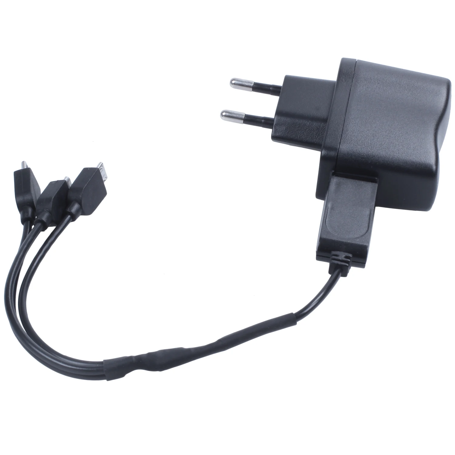 R Battery Charger for VISUO XS809 XS809HC XS809W XS809HW USB 3 In 1 for Lithium Ion Battery USB Charger Quadcopter Drone With Europe Plug noir SODIAL