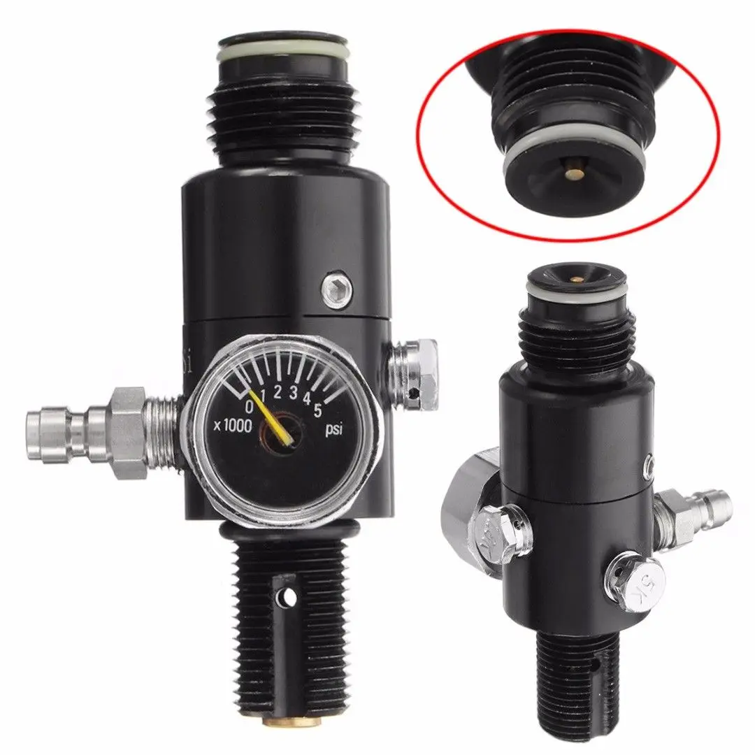 

3000psi Paintball Valve Regulator HPA Air Tank Output 800psi 5/8''-18UNF Thread