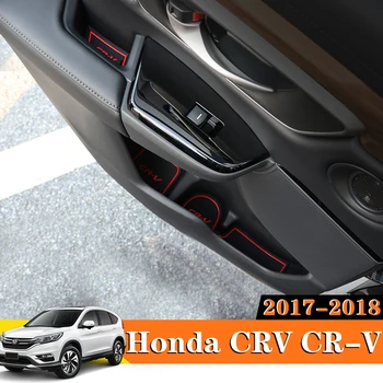 

21Pcs Car Accessories Inner Gate Slot Pad Non-Slip Cup Mats Anti Slip Door Groove Mat Interior For Honda CRV CR-V CR V 2017 2018