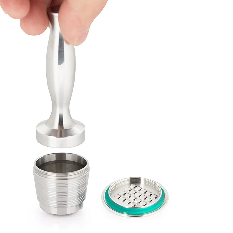 

New Manual Practical Stainless Steel Coffee Powder Tamper For Nespresso Coffee